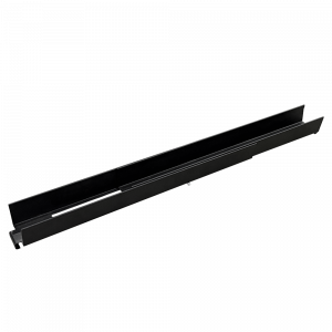 Горизонтальный лоток для установки между профилями шкафа LAN-DC шириной 800 мм, раздвижной, 457-762 мм, черный